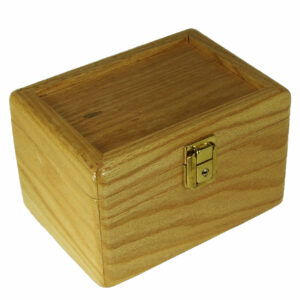 Pikes Peak Locking Stash Box, Red Oak