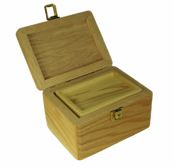 Stash Box "The Pikes Peak" Locking Stash Box" 7" X 8" X 4" Made out of Red Oak - Image 3