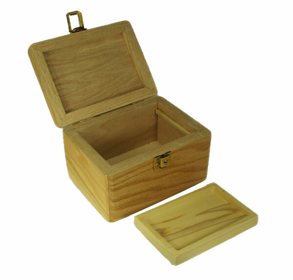 Stash Box "The Pikes Peak" Locking Stash Box" 7" X 8" X 4" Made out of Red Oak - Image 5