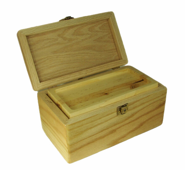 Stash Box "The Broadmoor" Locking Stash Box" 12" X 7" X 6" Made out of Red Oak - Image 6